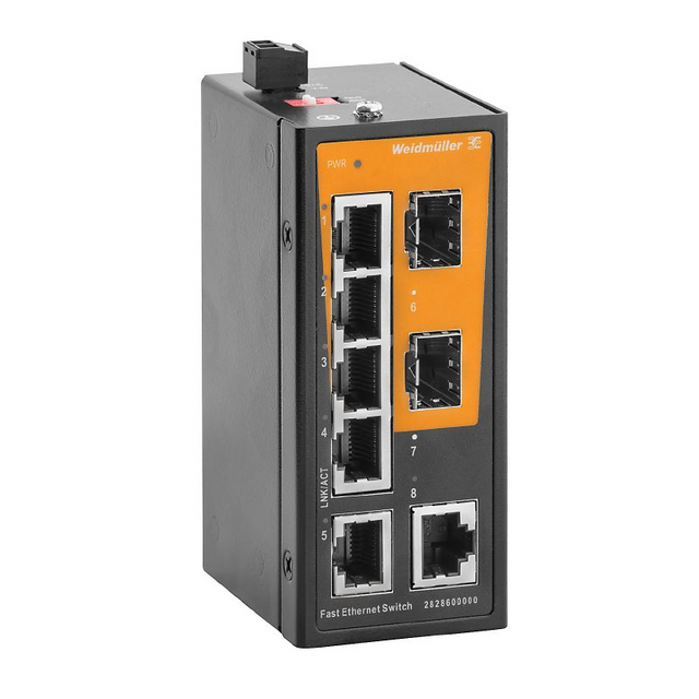 WEIDMULLER 2828600000-IE-SW-ELB-08-6TX-2FESFP