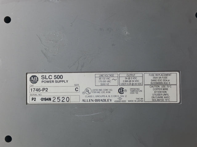 ALLEN BRADLEY 1746-P2