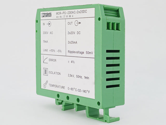 PHOENIX CONTACT  MCR-PS-230AC/2X20DC