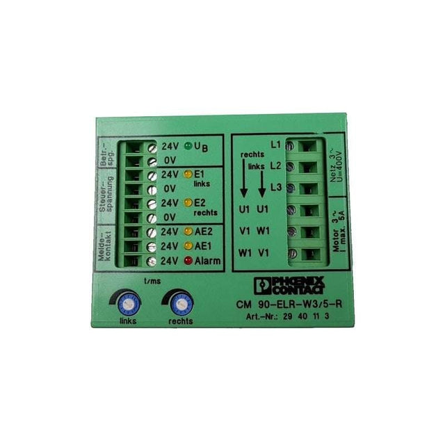 PHOENIX CONTACT CM90-ELR-W3/5-2944915-ReversingloadrelayModule
