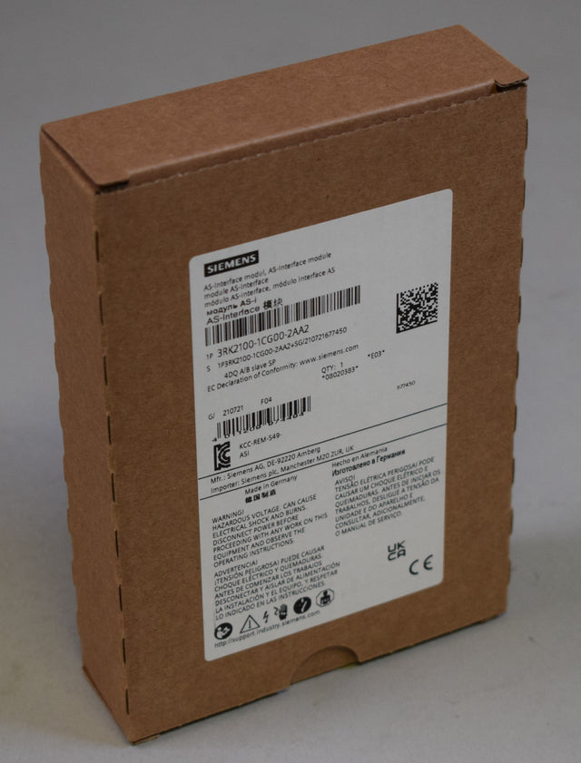 SIEMENS 3RK2100-1CG00-2AA2