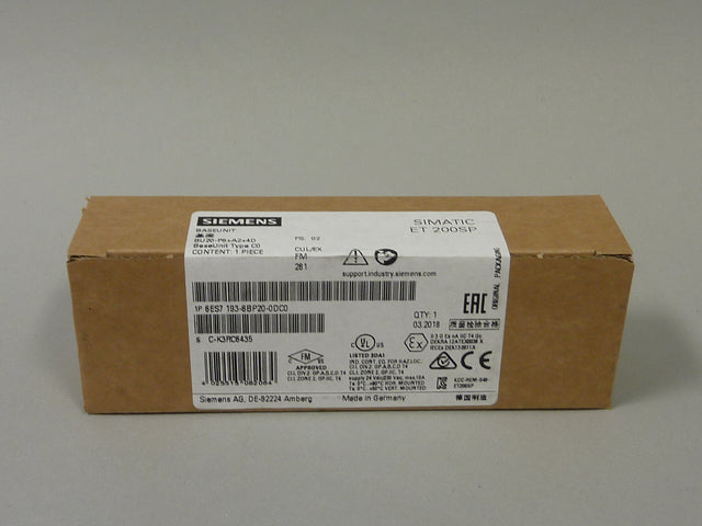 SIEMENS 6ES7193-6BP20-0DC0