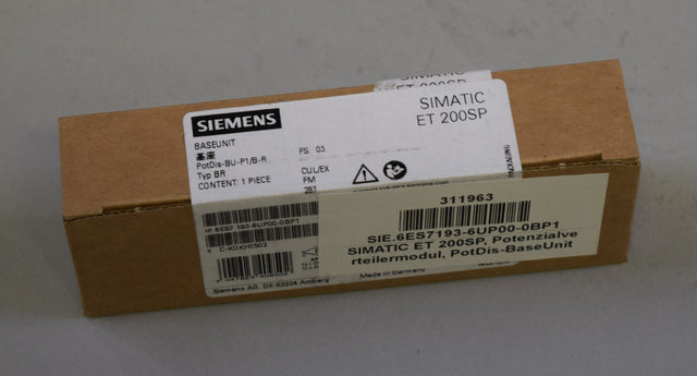 SIEMENS 6ES7193-6UP00-0BP1
