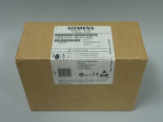 SIEMENS 6ES7214-1BD23-0XB0