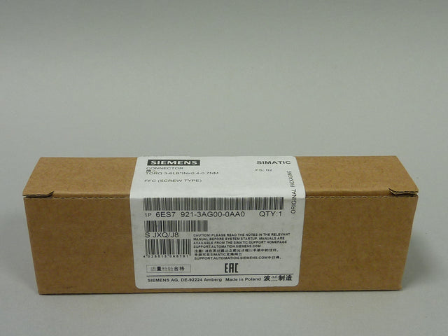 SIEMENS 6ES7921-3AG00-0AA0