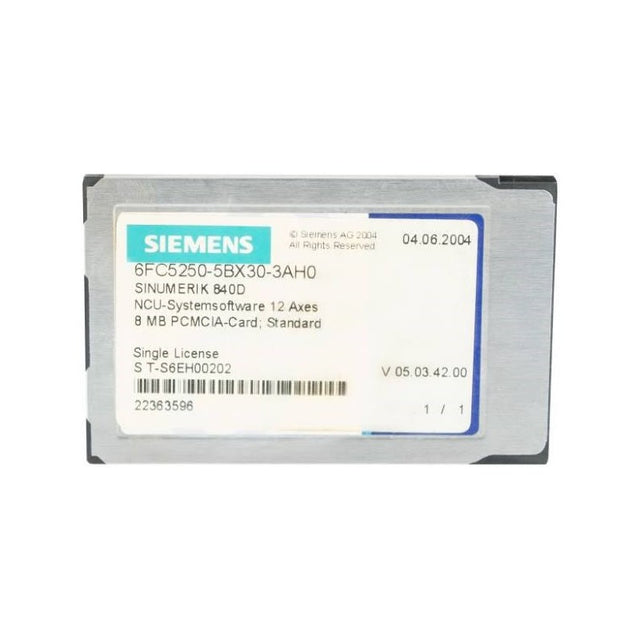 SIEMENS 6FC5250-5BX30-3AH0