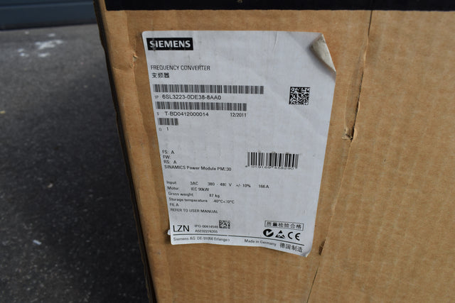 SIEMENS 6SL3223-0DE38-8AA0