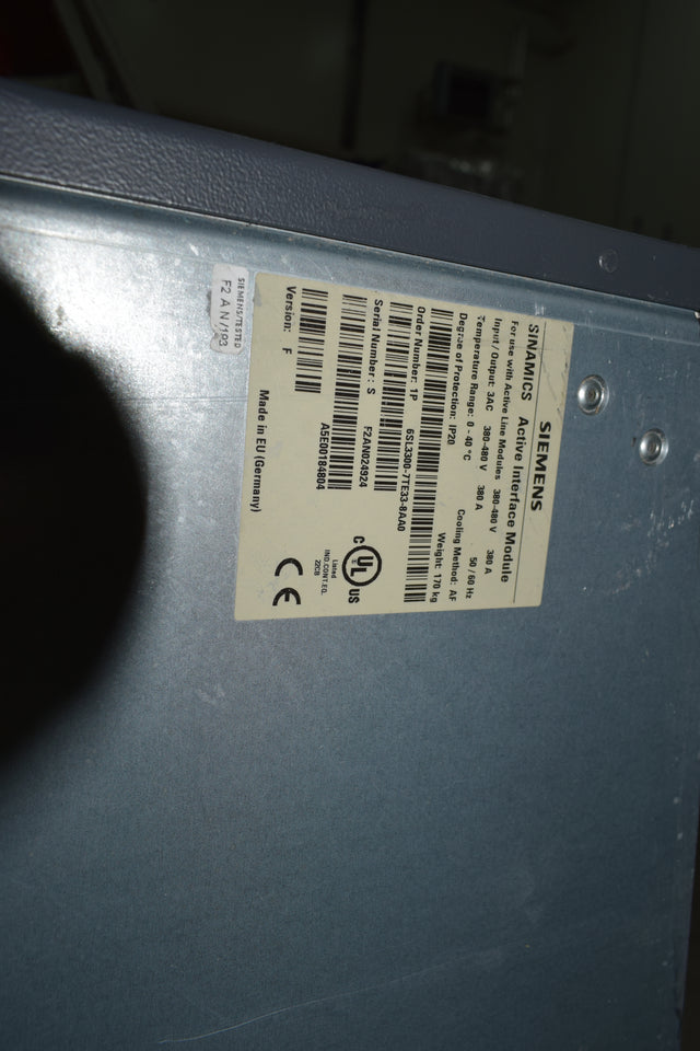 SIEMENS 6SL3300-7TE33-8AA0