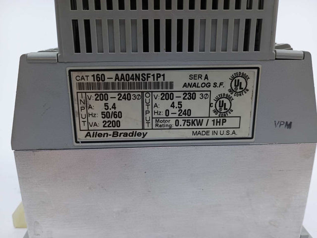 ALLEN BRADLEY 160-AA04NSF1P1