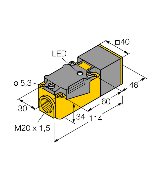TURCK 1011123-BI20-CP40-Y1X