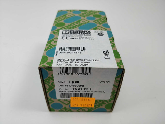 Phoenix Contact UM 45-D 9SUB/B