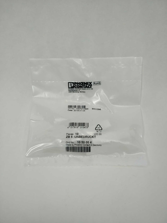 PHOENIX CONTACT 1050004-ZB5:UNBEDRUCKT