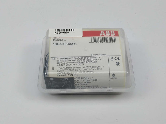 ABB 1SDA066432R1-AUX-C1Q+1SY250Vac/dcXT2-XT4W