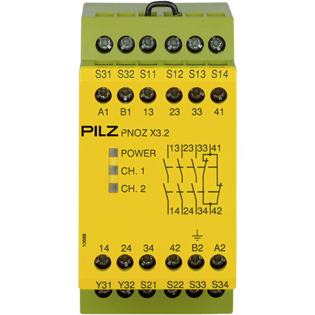 PILZ 774309-PNOZX3.2230VAC24VDC3N/O1N/C1SO