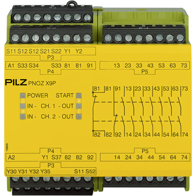 PILZ 777609-PNOZX9P24VDC7N/O2N/C2SO