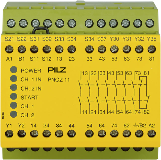 PILZ 774086-PNOZ11230-240VAC24VDC7N/O1N/C