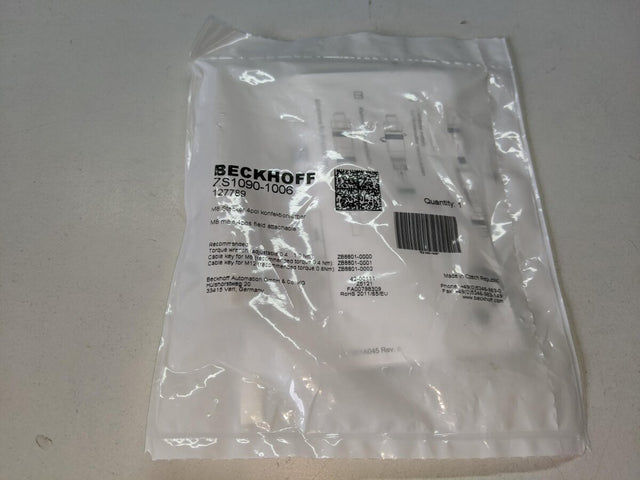 BECKHOFF ZS1090-1006 (NEW SEALED)