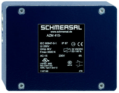 SCHMERSAL 101167190-AZM415-11/11ZPKE24VAC/DC