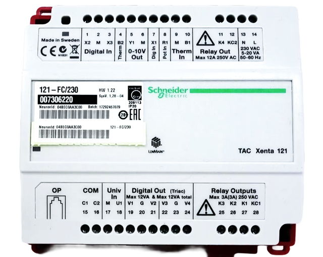 SCHNEIDER ELECTRIC 007306220-TACXENTA121-FC/230