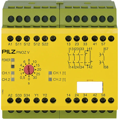 PILZ 774790-PNOZ-V-30S-24VDC-3N/O-1N/C-1N/O-T