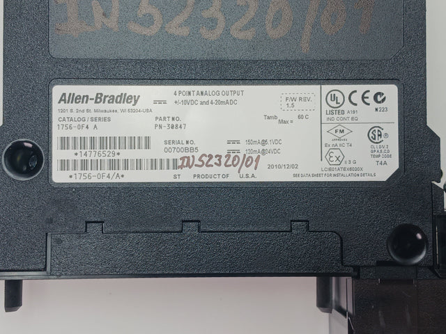 1756-OF4 ALLEN BRADLEY