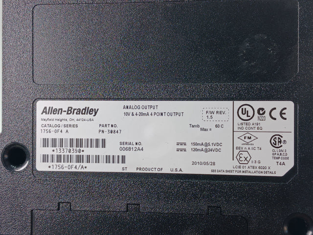 1756-OF4 ALLEN BRADLEY