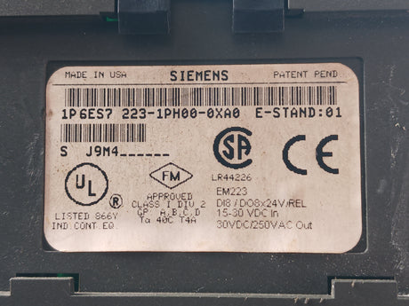 6ES7223-1PH00-0XA0 SIEMENS