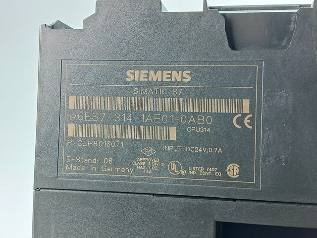 6ES7314-1AE01-0AB0 SIEMENS