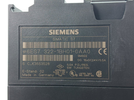 6ES7322-1BH01-0AA0 SIEMENS