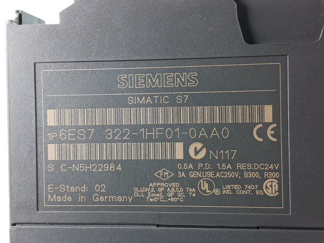 6ES7322-1HF01-0AA0 SIEMENS