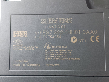 6ES7322-1HH01-0AA0 SIEMENS