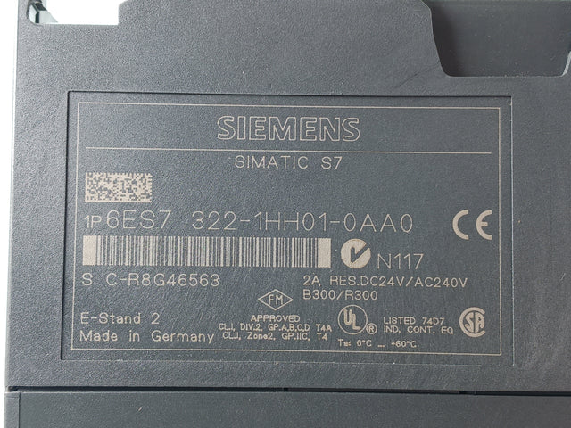 6ES7322-1HH01-0AA0 SIEMENS