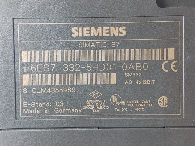 6ES7332-5HD01-0AB0 SIEMENS