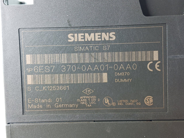 6ES7370-0AA01-0AA0 SIEMENS