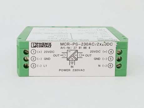 PHOENIX CONTACT MCR-PS-230AC/2X20DC 