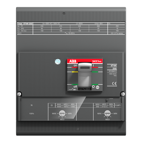 ABB 1SDA068505R1-XT4S250EkipLSIIn=250A4pFF