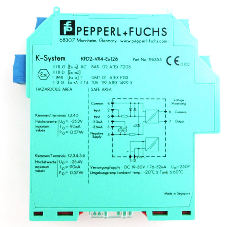 PEPPERL+FUCHS 196355-KFD2-VR4-Ex1.26