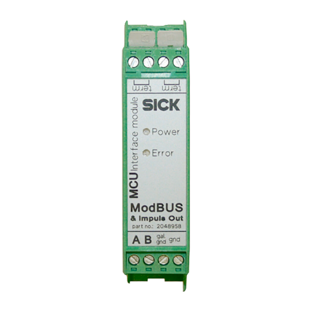 SICK 2048958-T-MODRS485MODBUSASCII/RTUPULSE