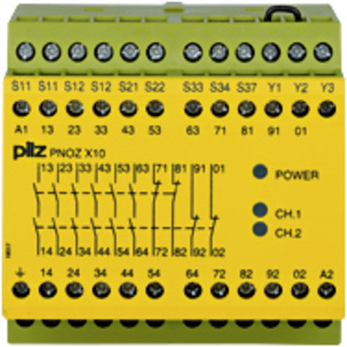 PILZ 774706-PNOZX10230-240VAC6N/O4N/C3LED