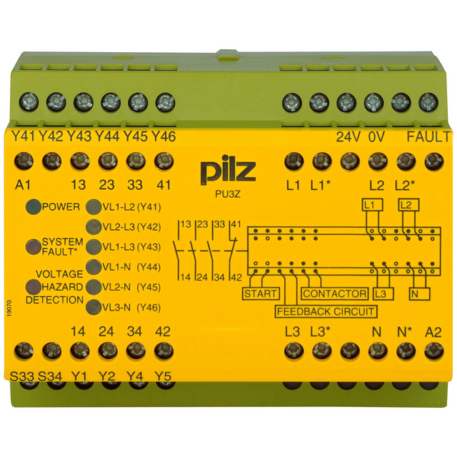 PILZ 775510-PU3Z24VAC/DC3n/o1n/c6so