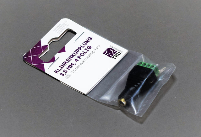 TRU COMPONENTS 3-5MMJACKCOUPLING-4-PIN