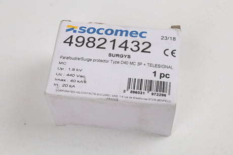 SOCOMEC SURGYSD403PMONOBLOCREM