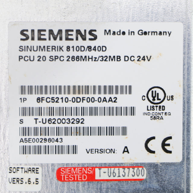 6FC5210-0DF00-0AA2 SIEMENS