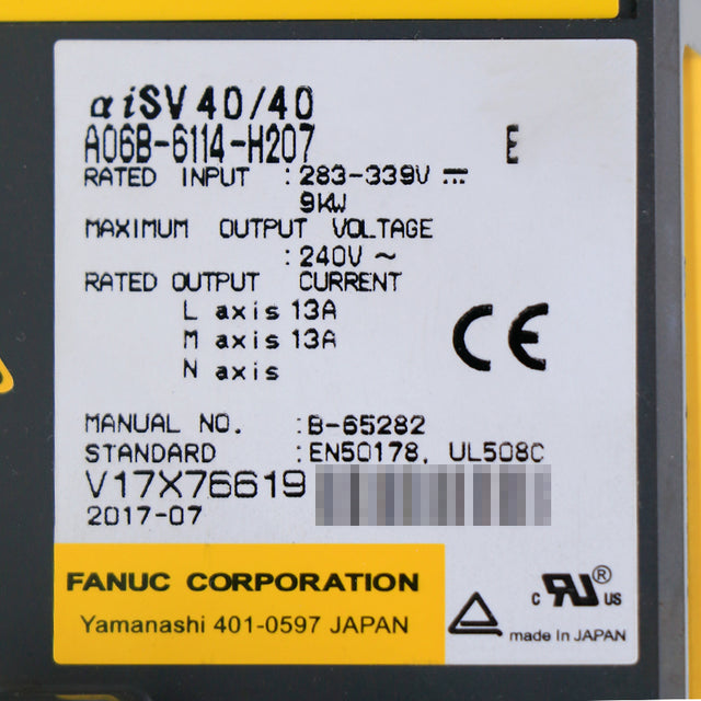 A06B-6114-H207 FANUC