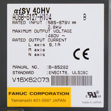 A06B-6127-H104 FANUC