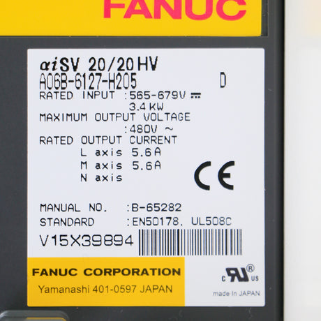 A06B-6127-H205 FANUC