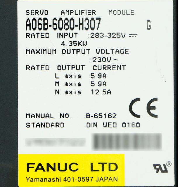 A06B-6080-H307 FANUC