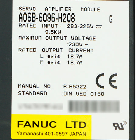 A06B-6096-H208 FANUC