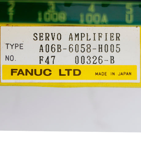 A06B-6058-H005 FANUC