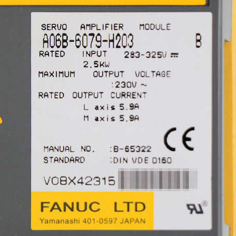 A06B-6079-H203 FANUC